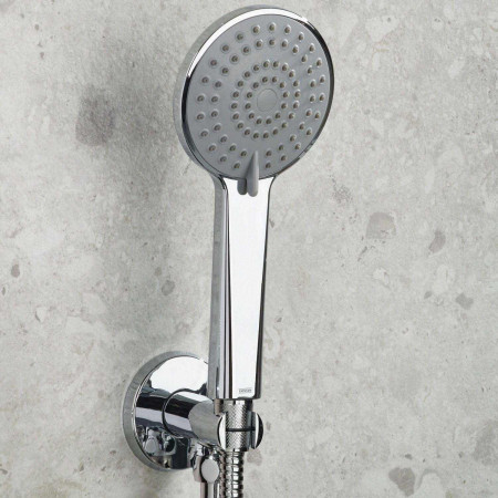 MOLIDA SHWR PK2 Bristan Molida Chrome Concealed Thermostatic Dual Control Two Outlet Shower Pack Multi Function Handset