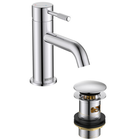 Bristan Molida Eco Start Basin Mixer with Waste in Chrome