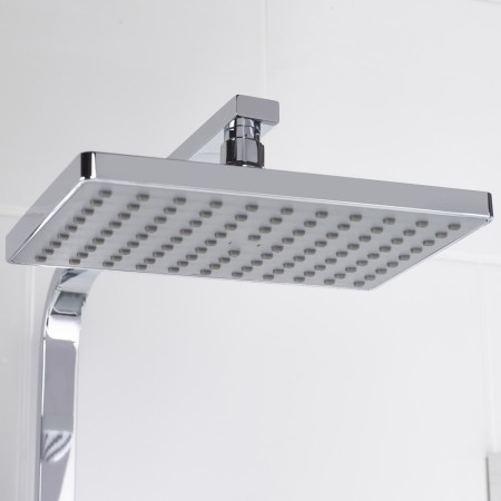 NAPSHXDIVSMFFC Bristan Napoli Chrome Adjustable Thermostatic Rigid Riser Bar Shower Drench Head