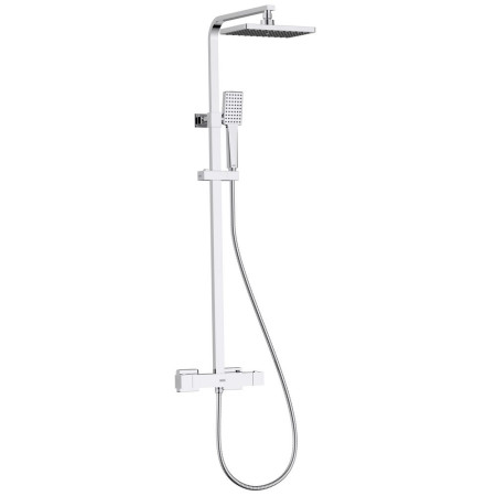 Bristan Napoli Chrome Adjustable Thermostatic Rigid Riser Bar Shower