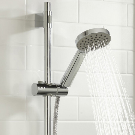NZA SHXAR C Bristan Onza Thermostatic Chrome Exposed Shower Handset Switched On