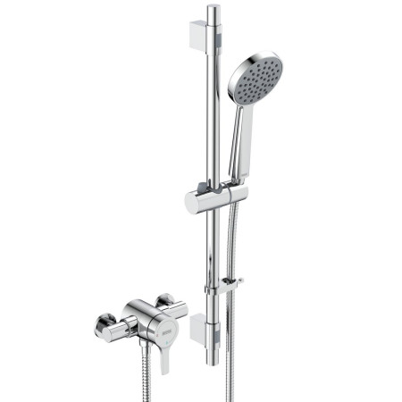 Bristan Onza Thermostatic Chrome Exposed Shower