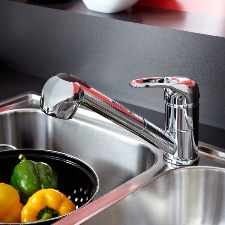 PEA PULLSNK C Bristan Pear Sink Mixer with Pull Out Spray (2)