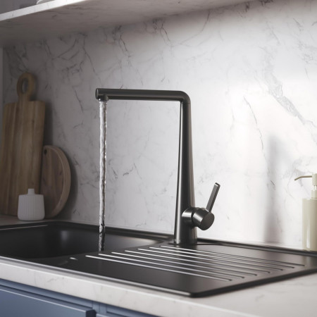 PNEEFSNKGM Bristan Pine Easyfit Kitchen Sink Mixer in Gunmetal Lifestyle