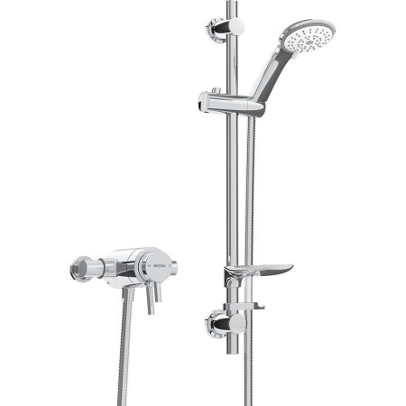 Bristan Prism Exposed Dual Control Shower Valve with Adjustable Riser Kit