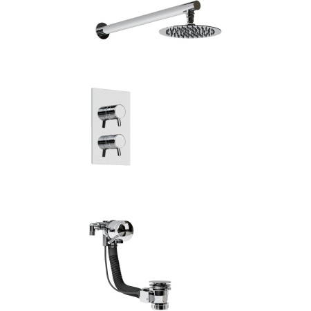 Bristan Prism Recessed Dual Control Bath and Shower Pack