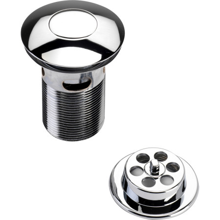 Bristan Push Button Chrome Bath Waste