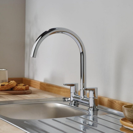 QST DSM C Bristan Quest Deck Sink Mixer Lifestyle