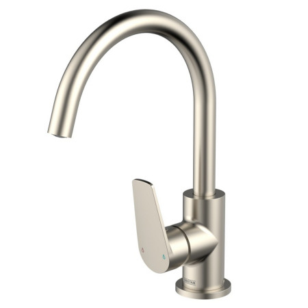 Bristan Raspberry Stainless Steel Easyfit Single Lever Sink Mixer