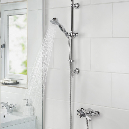 R2 SHXAR C Bristan Regency Dual Control Thermostatic Shower & Riser Rail Lifestyle