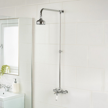 R2 SHXRR C Bristan Regency Dual Control Thermostatic Shower and Rigid Riser Rail Lifestyle
