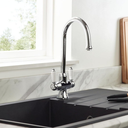RSSNKEFC Bristan Renaissance Easyfit Sinker Mixer in Chrome Lifestyle