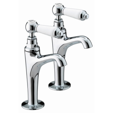 Bristan Renaissance High Neck Pillar Taps