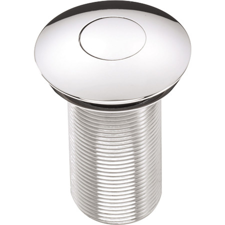 Bristan Round Push Basin Waste Unslotted Chrome
