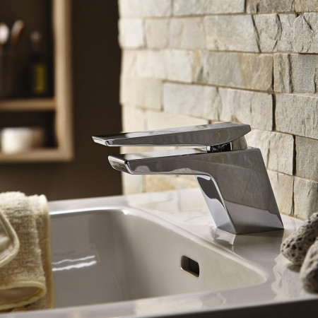 SAI BAS C Bristan Sail Basin Mixer with Clicker Waste Lifestyle