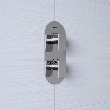 SAI SHCVO C Bristan Sail Recessed Thermostatic Dual Control Shower Valve Lifestyle