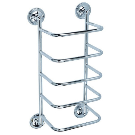 Bristan Solo Modern Chrome Towel Stacker