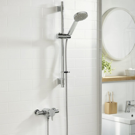 SOQ3 SHXAR C Bristan Sonique3 Thermostatic Chrome Exposed Shower Lifestyle