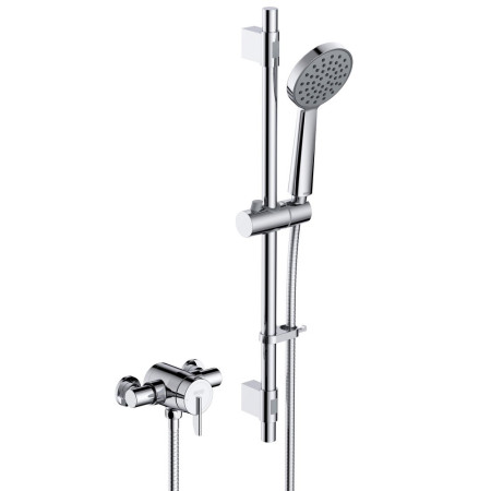 Bristan Sonique3 Thermostatic Chrome Exposed Shower