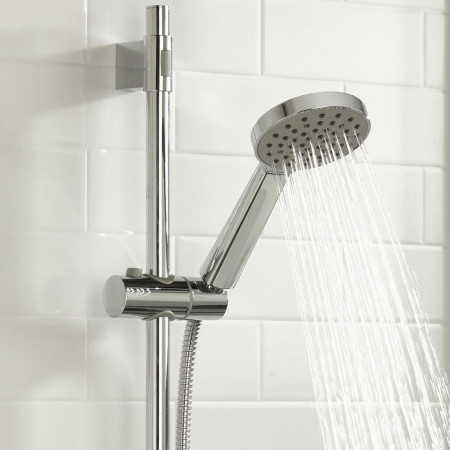 SOQ3 SHXAR C Bristan Sonique3 Thermostatic Chrome Exposed Shower Handset Switched On