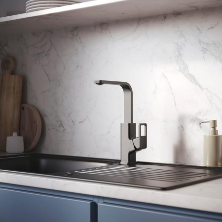 SPREFSNKGM Bristan Spruce Easyfit Kitchen Sink Mixer in Gunmetal Lifestyle