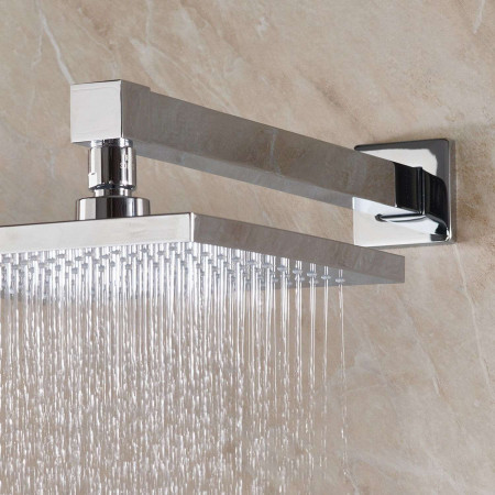 ARM WASQ01 C Bristan Square Wall Arm Lifestyle