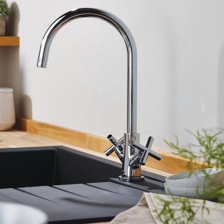TNG EFSNK C Bristan Tangerine Easyfit Monobloc Sink Mixer Chrome Lifestyle