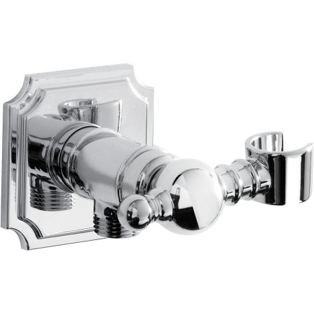 Bristan Traditional Squared Wall Outlet with Handset Holder
