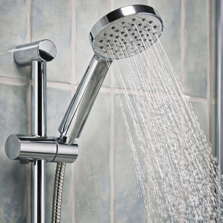ZI SHXSMCTFF C Bristan Zing Thermostatic Exposed Mixer Shower with Fast Fit Connections Handset