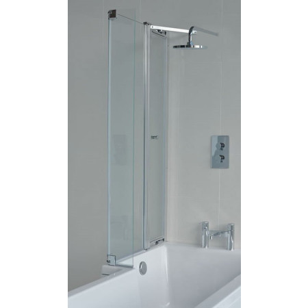 BS8L Britton Left Hand 820mm x 1450mm EcoSquare Bath Screen with Access Panel