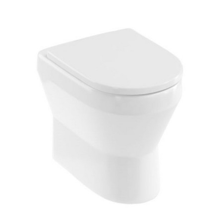 CUR2.001 Britton Curve2 Rimless Back to Wall WC