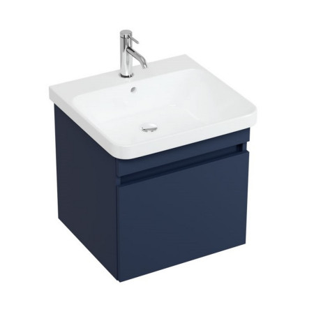 Britton Dalston 500mm Matt Blue Wall Hung Vanity Unit with Basin