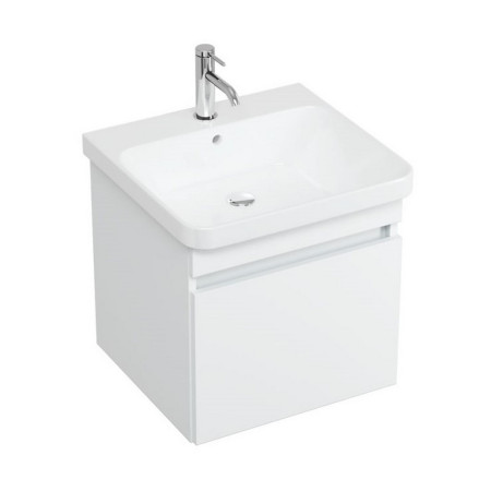 Britton Dalston 500mm Matt White Wall Hung Vanity Unit with Basin