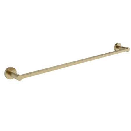 Britton Hoxton 2.0 Brushed Brass 645mm Single Towel Rail