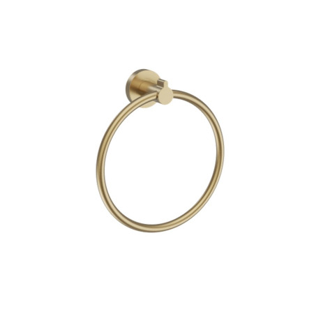 Britton Hoxton 2.0 Brushed Brass Towel Ring