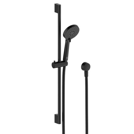 Britton Hoxton 2.0 Matt Black Shower Set with Outlet Elbow