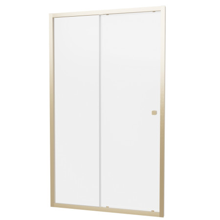 Britton Hoxton 6 Brushed Brass 1500mm Sliding Shower Door