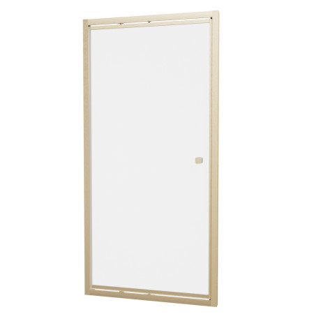 Britton Hoxton 6 Brushed Brass 760mm Infold Shower Door