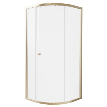Britton Hoxton 6 Brushed Brass 900mm Quadrant Shower Enclosure