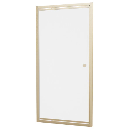 Britton Hoxton 6 Brushed Brass 900mm Pivot Shower Door
