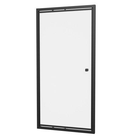 Britton Hoxton 6 Matt Black 1000mm Infold Shower Door