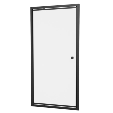Britton Hoxton 6 Matt Black 800mm Pivot Shower Door