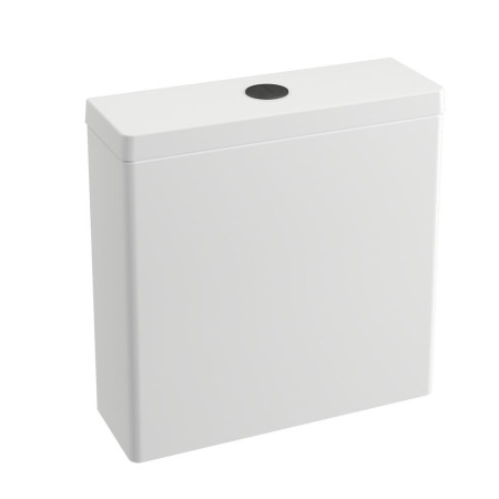 Britton Hoxton Round Cistern Flush Button Matt Black