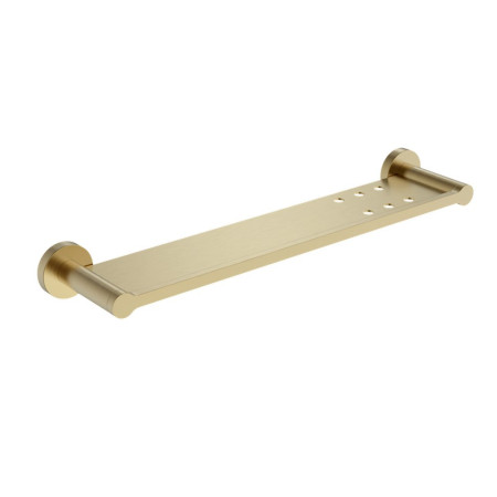 Britton Hoxton 2.0 Brushed Brass Bathroom Shelf