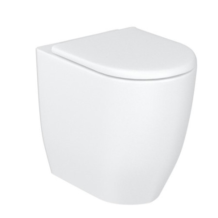 15.B.35308 Britton Milan Rimless Back To Wall WC Pan and Seat