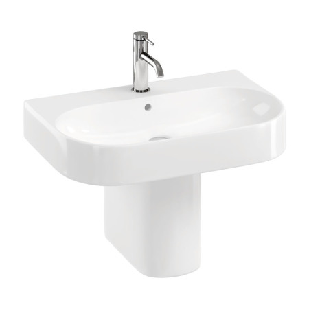 Britton Round Semi Pedestal and Basin