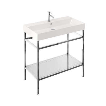 FRAME103 Britton Shoreditch Frame 850mm Basin and Stainless Steel Washstand