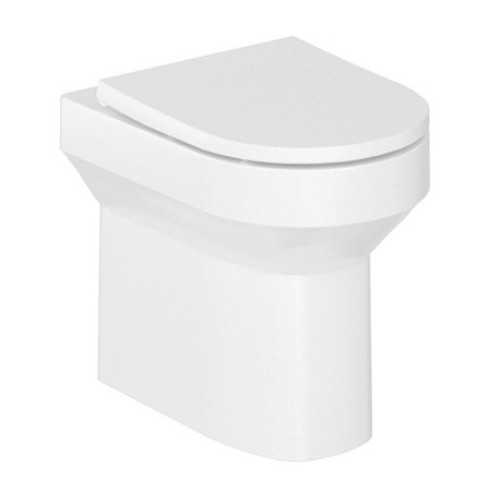 SHR.046 Britton Shoreditch Rounded Rimless Back To Wall WC Pan and Seat (1)