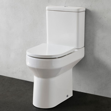 SHR.044/SHR.045 Britton Shoreditch Rounded Rimless Close Coupled WC Pan and Cistern (2)