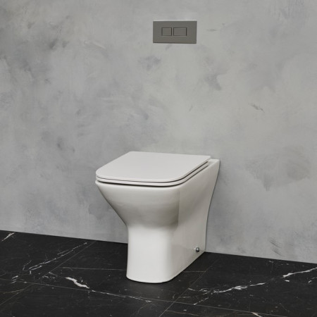 SHR.050 Britton Shoreditch Squared Rimless Back To Wall WC Pan and Seat (2)